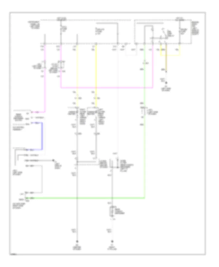 Defoggers Wiring Diagram, Hybrid for Toyota Camry LE 2011