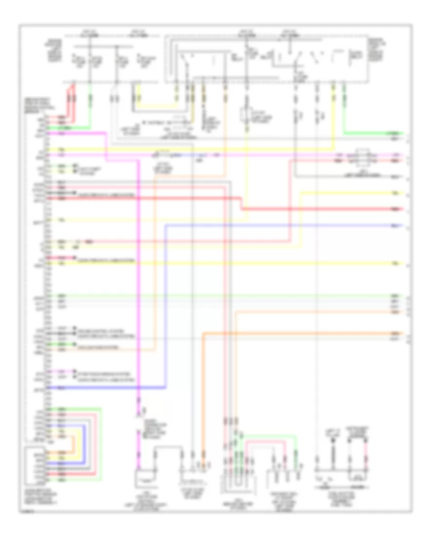 3.5L, Engine Performance Wiring Diagram (1 of 5) for Toyota Camry LE 2011