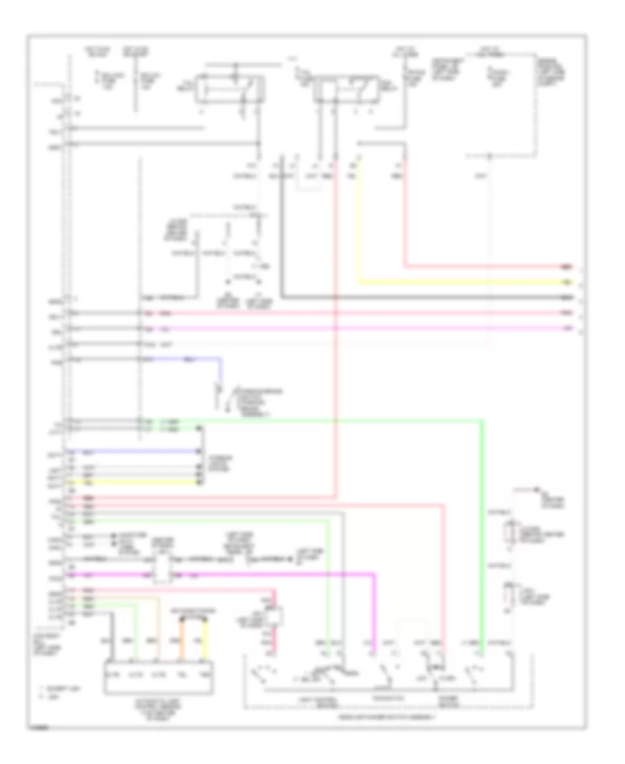 Headlights Wiring Diagram Hybrid 1 of 2 for Toyota Camry LE 2011