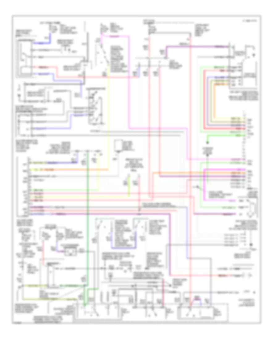 A C Wiring Diagram for Toyota Celica GT 1998