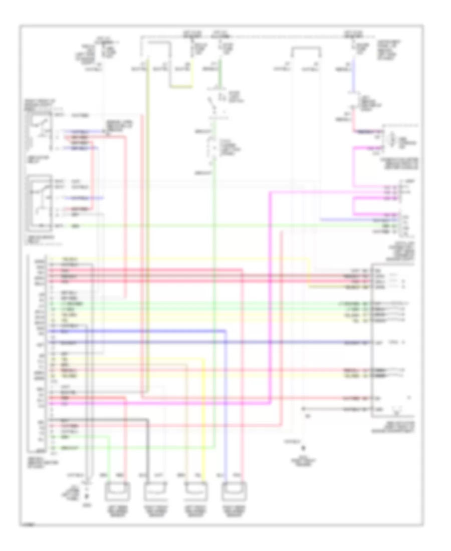 Anti-lock Brake Wiring Diagrams for Toyota Celica GT 1998