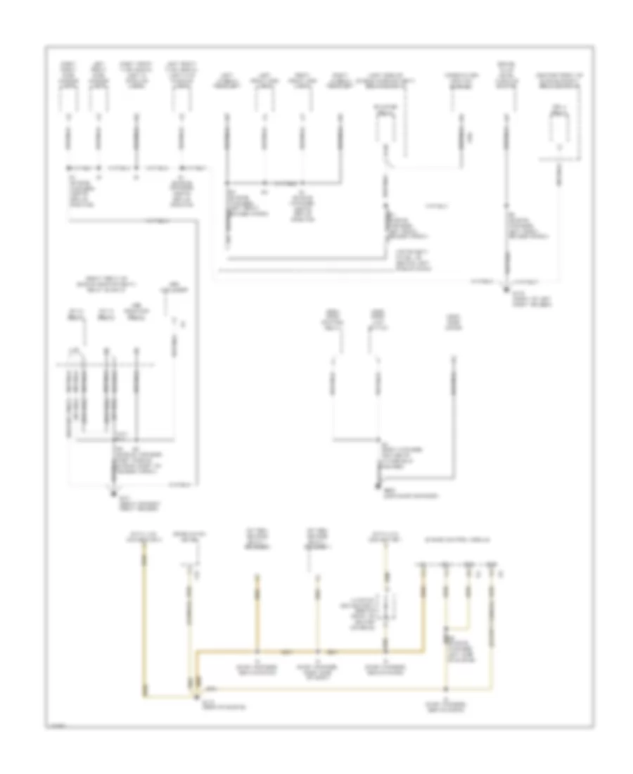 Ground Distribution Wiring Diagram 1 of 3 for Toyota Celica GT 1998