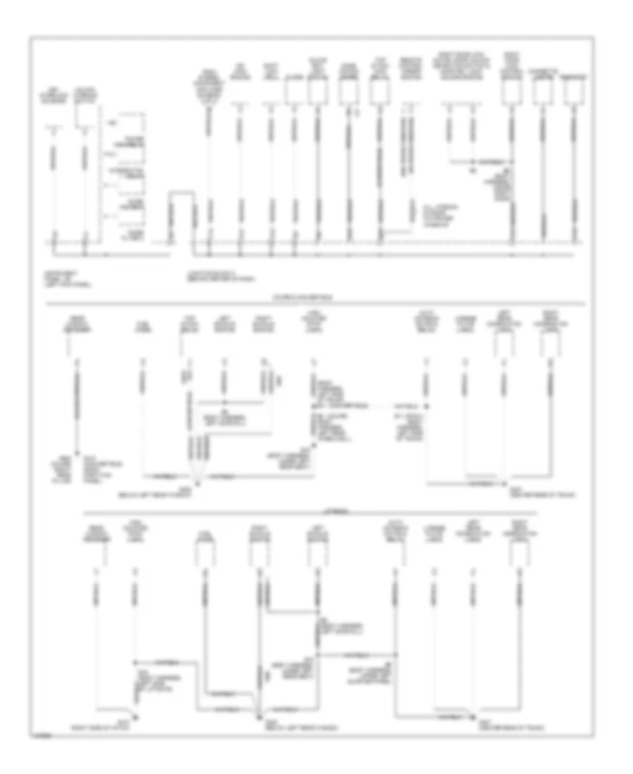 Ground Distribution Wiring Diagram (3 of 3) for Toyota Celica GT 1998