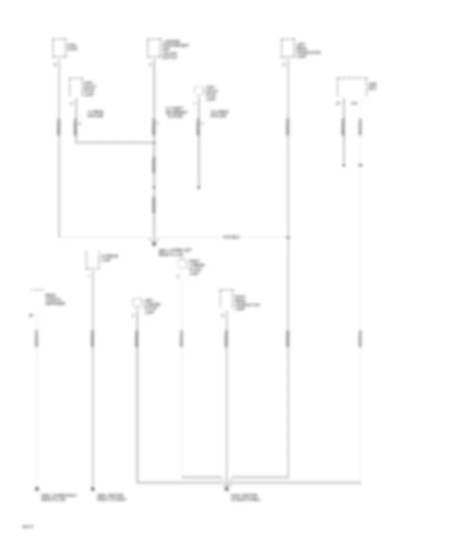 Ground Distribution Wiring Diagram 3 of 3 for Toyota Paseo 1994