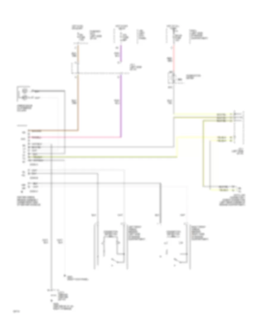 Supplemental Restraint Wiring Diagram for Toyota Paseo 1994