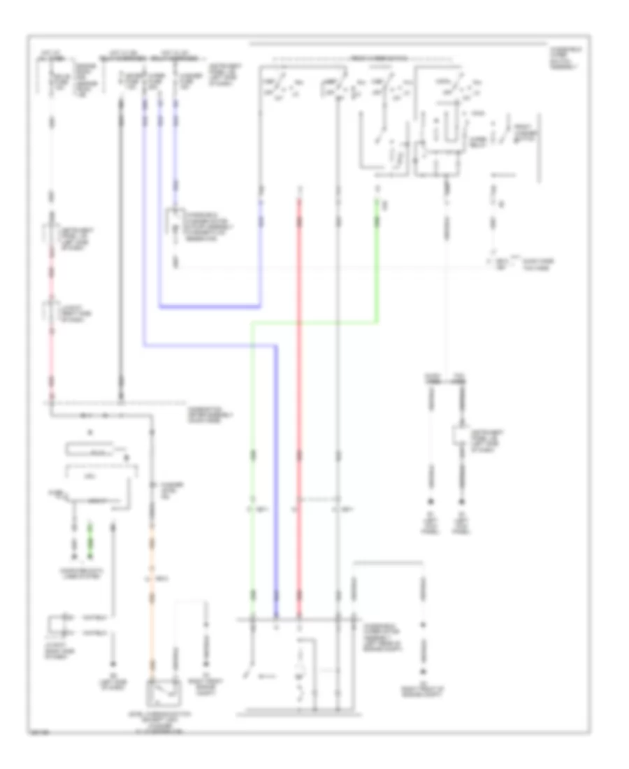 WiperWasher Wiring Diagram for Toyota Corolla 2013
