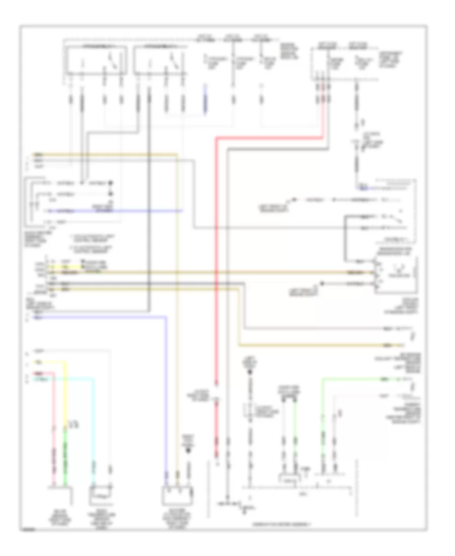 Automatic A C Wiring Diagram NUMMI Made 2 of 2 for Toyota Corolla 2013
