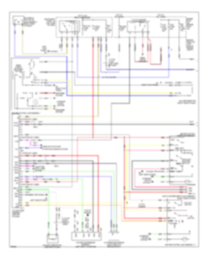 Manual AC Wiring Diagram, NUMMI Made (1 of 2) for Toyota Corolla 2013
