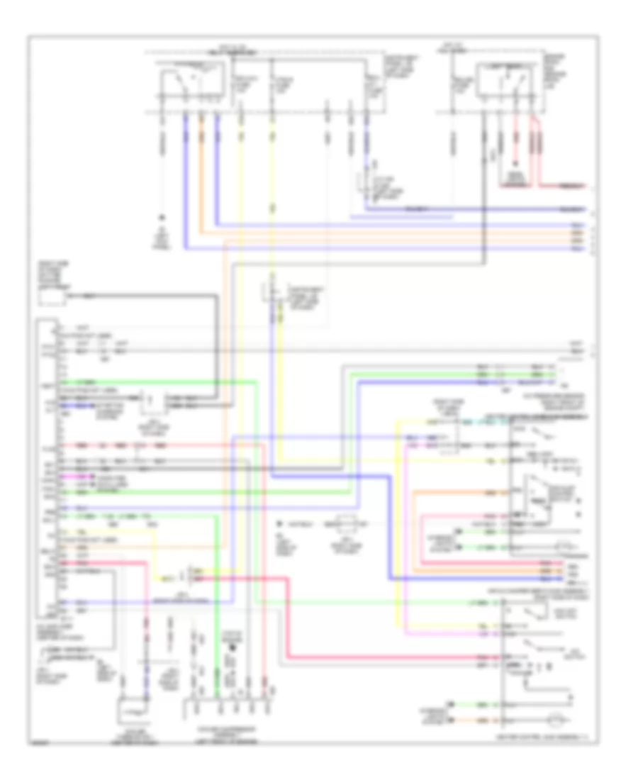 Manual A C Wiring Diagram TMC Made 1 of 2 for Toyota Corolla 2013
