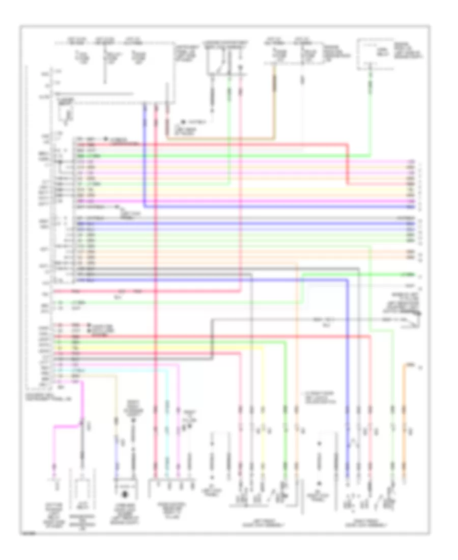 Forced Entry Wiring Diagram NUMMI Made without Smart Key System 1 of 2 for Toyota Corolla 2013