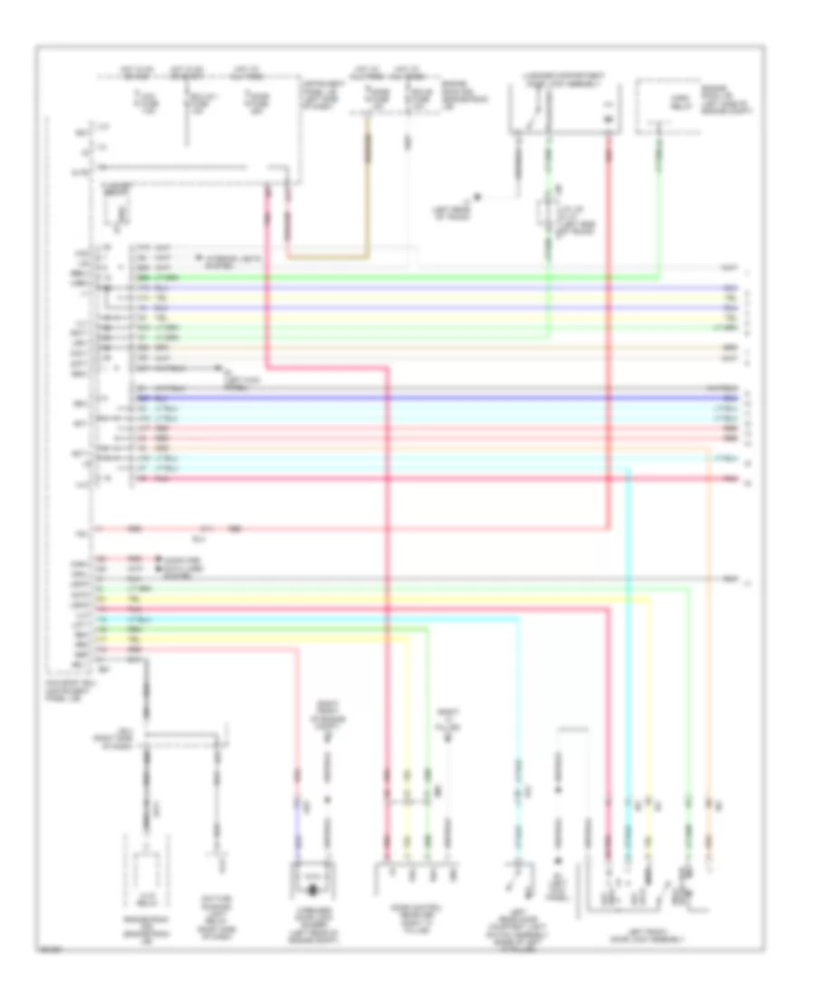 Forced Entry Wiring Diagram TMC Made 1 of 2 for Toyota Corolla 2013