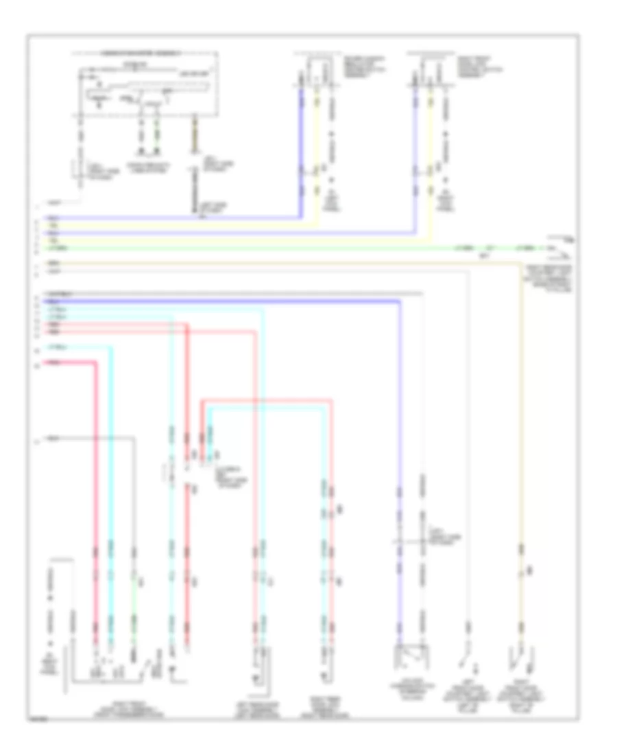 Forced Entry Wiring Diagram TMC Made 2 of 2 for Toyota Corolla 2013