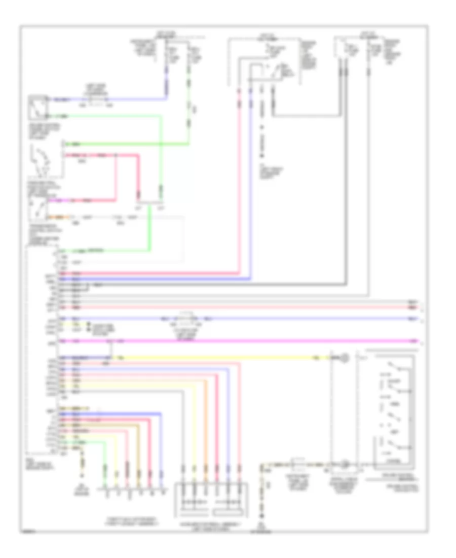 Cruise Control Wiring Diagram NUMMI Made 1 of 2 for Toyota Corolla 2013
