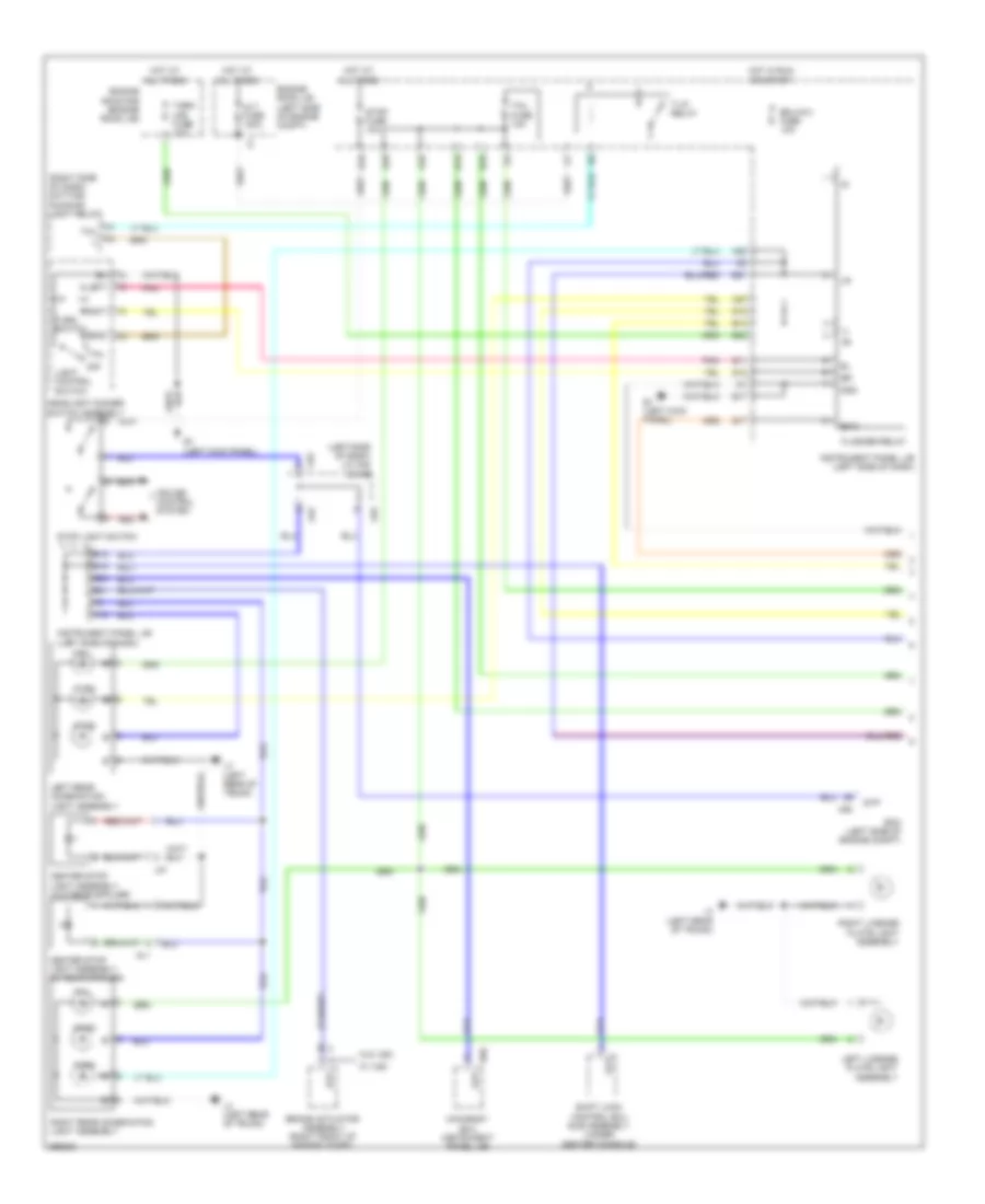 Exterior Lamps Wiring Diagram, NUMMI Made (1 of 2) for Toyota Corolla 2013
