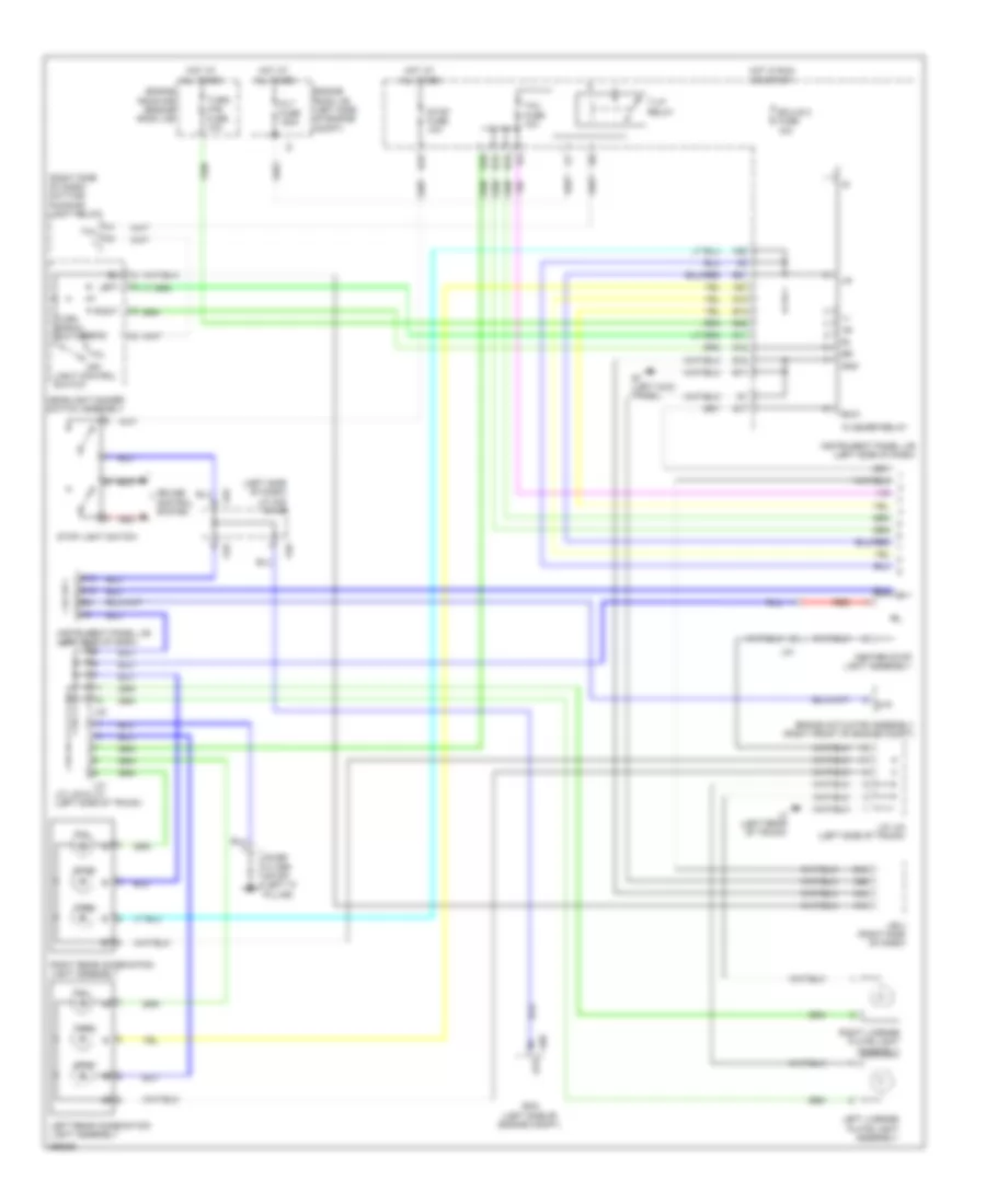 Exterior Lamps Wiring Diagram TMC Made 1 of 2 for Toyota Corolla 2013