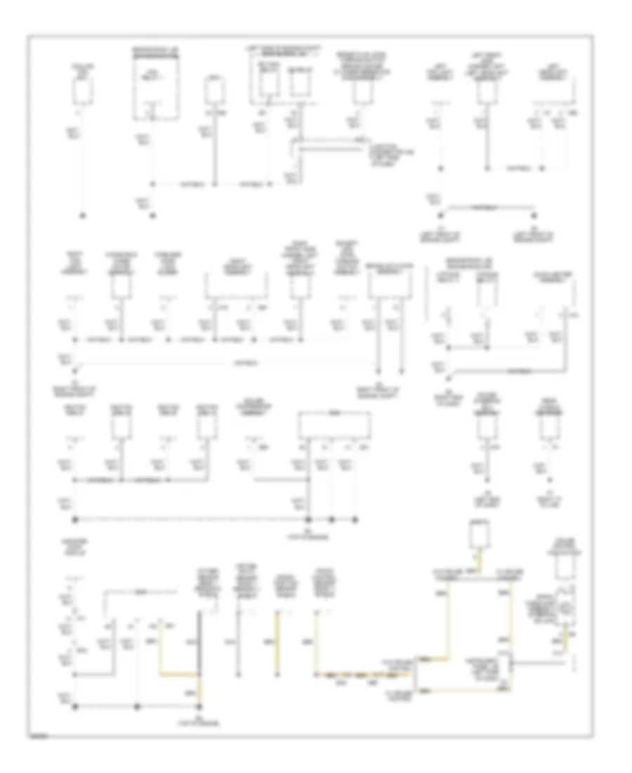 Ground Distribution Wiring Diagram NUMMI Made 1 of 3 for Toyota Corolla 2013