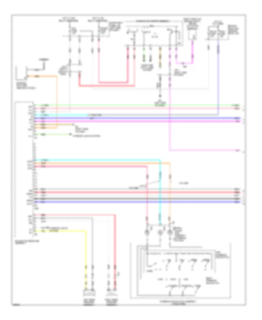 Navigation Wiring Diagram TMC Made 1 of 2 for Toyota Corolla 2013