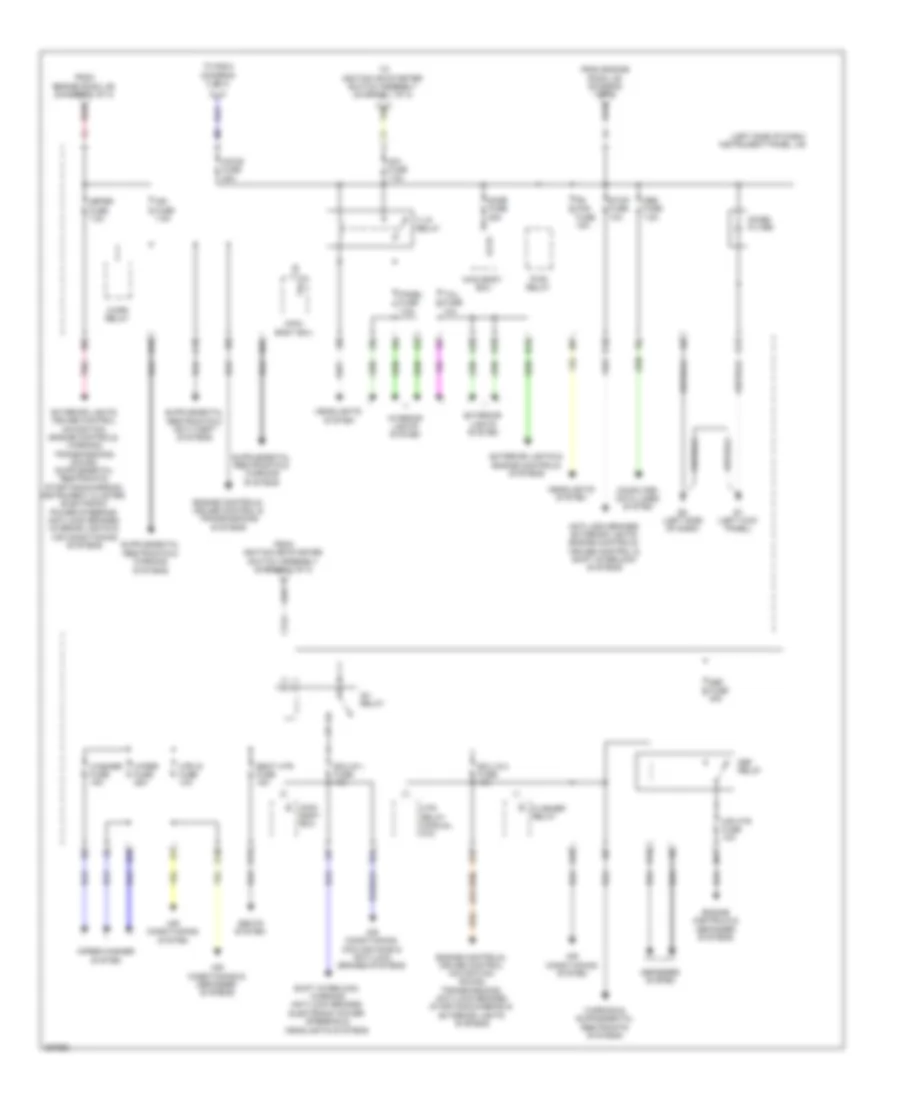 Power Distribution Wiring Diagram, TMC Made (2 of 3) for Toyota Corolla 2013
