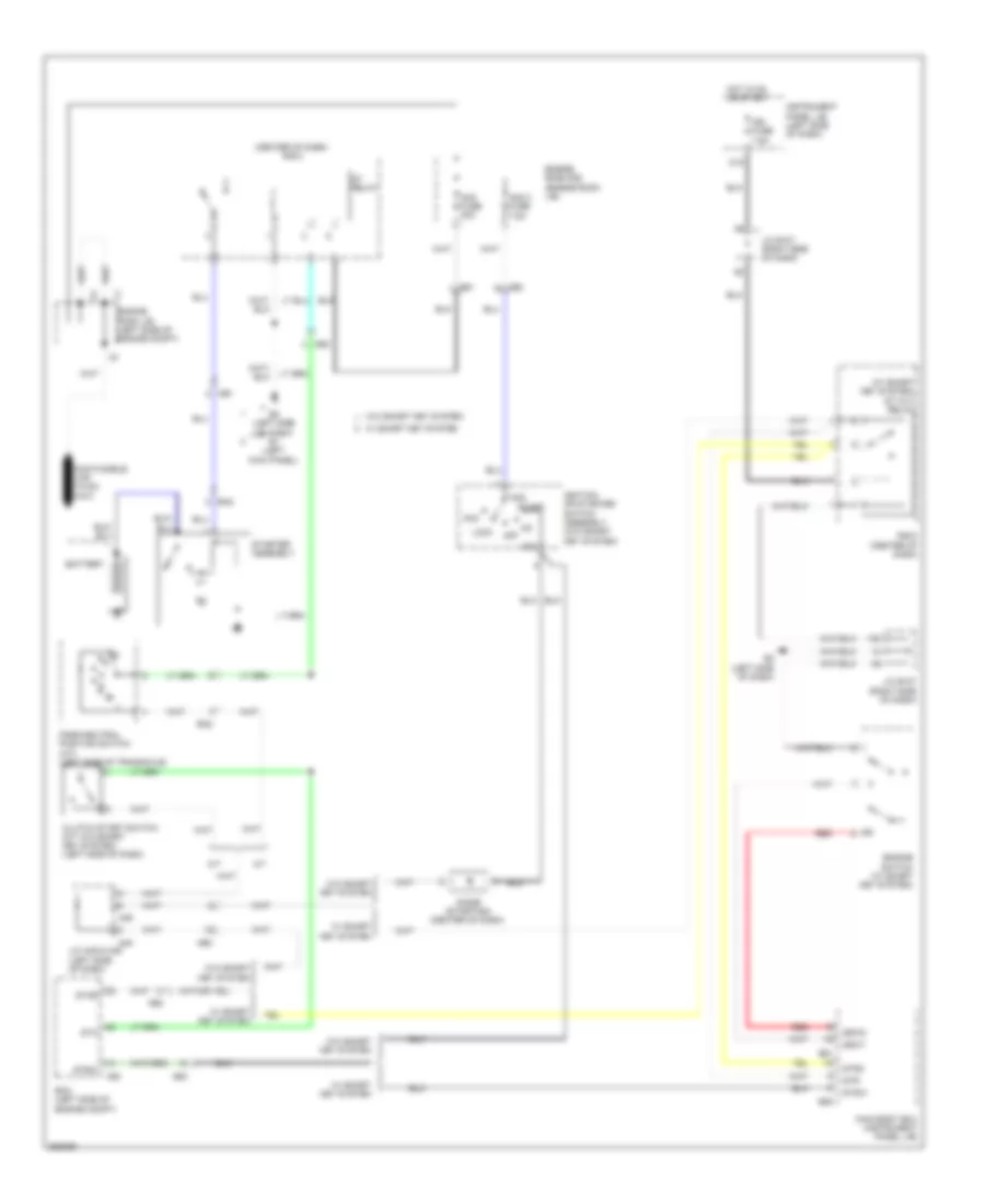 Starting Wiring Diagram NUMMI Made for Toyota Corolla 2013