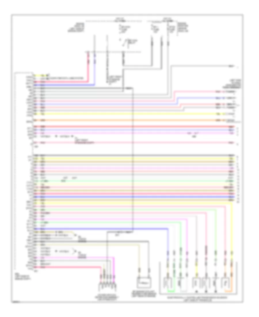Transmission Wiring Diagram NUMMI Made 1 of 2 for Toyota Corolla 2013