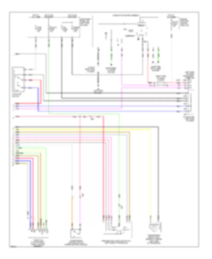 Transmission Wiring Diagram, NUMMI Made (2 of 2) for Toyota Corolla 2013