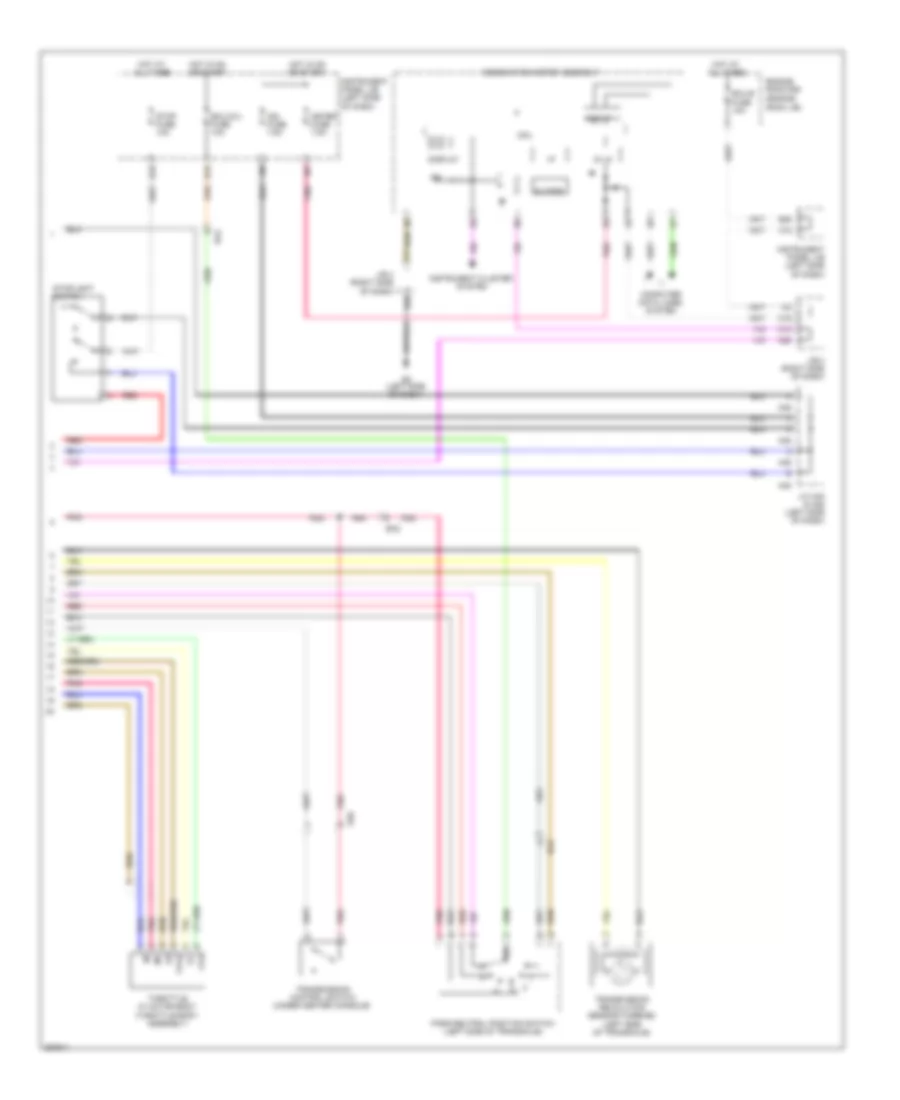 Transmission Wiring Diagram TMC Made 2 of 2 for Toyota Corolla 2013