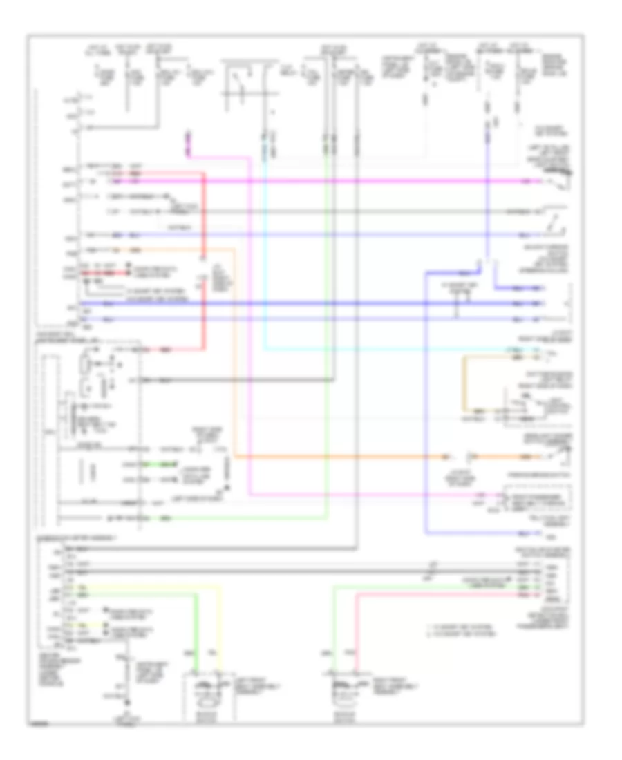 Chime Wiring Diagram NUMMI Made for Toyota Corolla 2013
