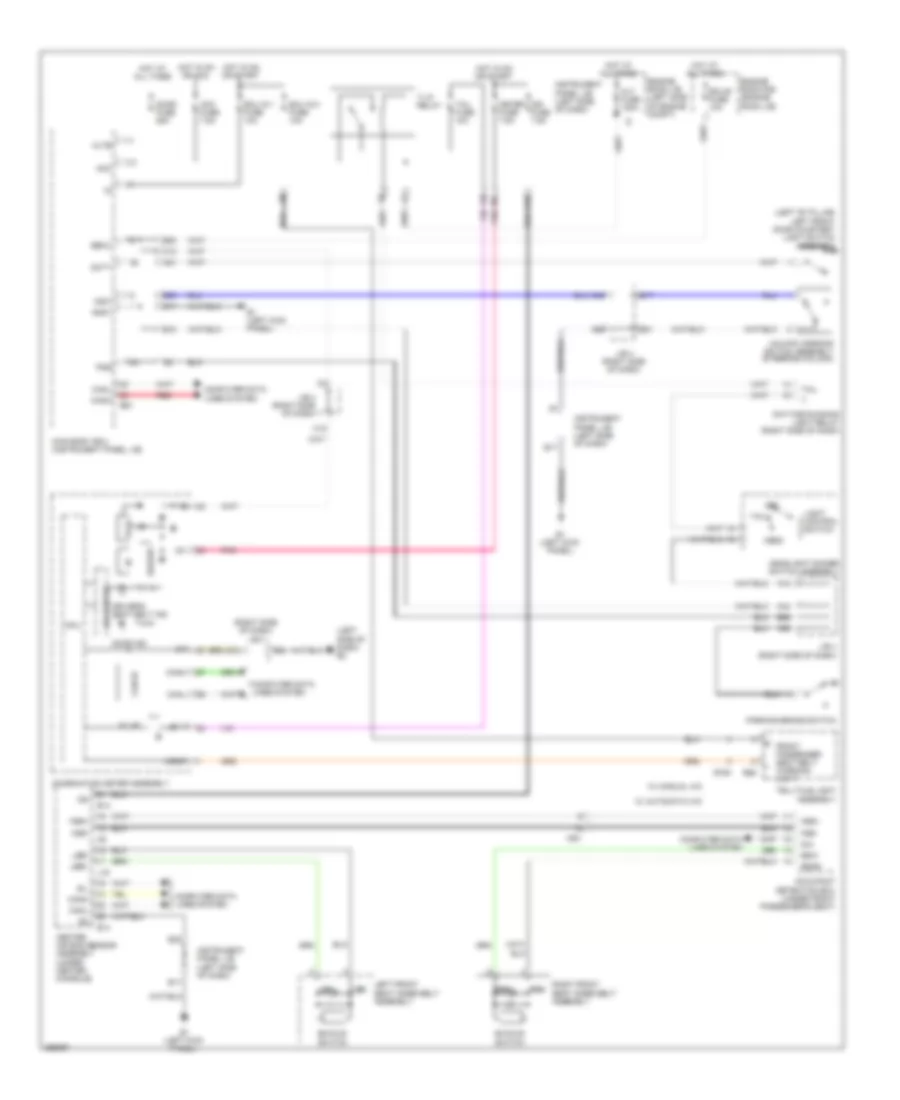 Chime Wiring Diagram, TMC Made for Toyota Corolla 2013