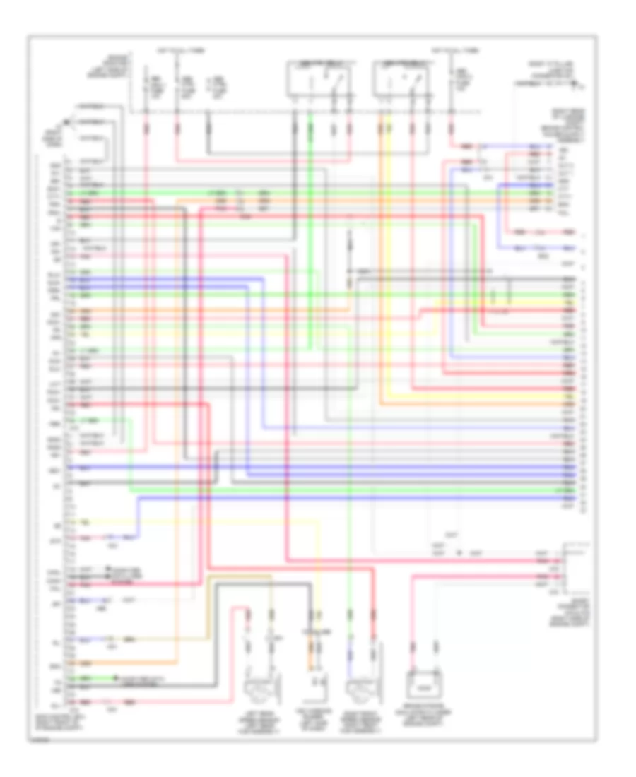 Anti lock Brakes Wiring Diagram Hybrid 1 of 4 for Toyota Camry SE 2011