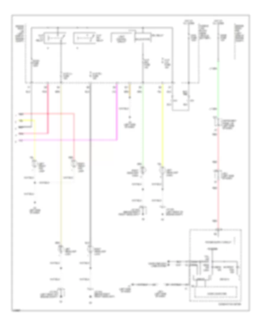 Headlights Wiring Diagram Hybrid 2 of 2 for Toyota Camry SE 2011