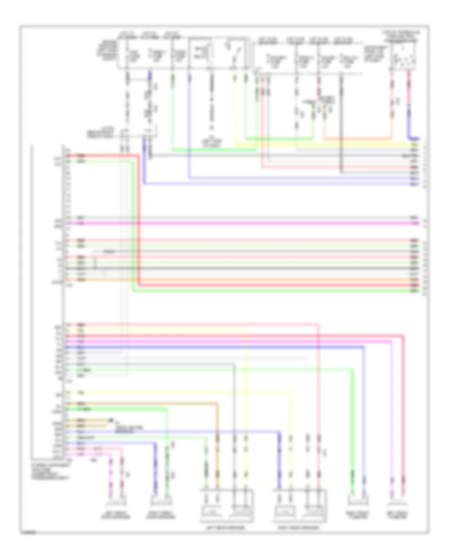 Navigation Wiring Diagram 1 of 3 for Toyota Camry SE 2011