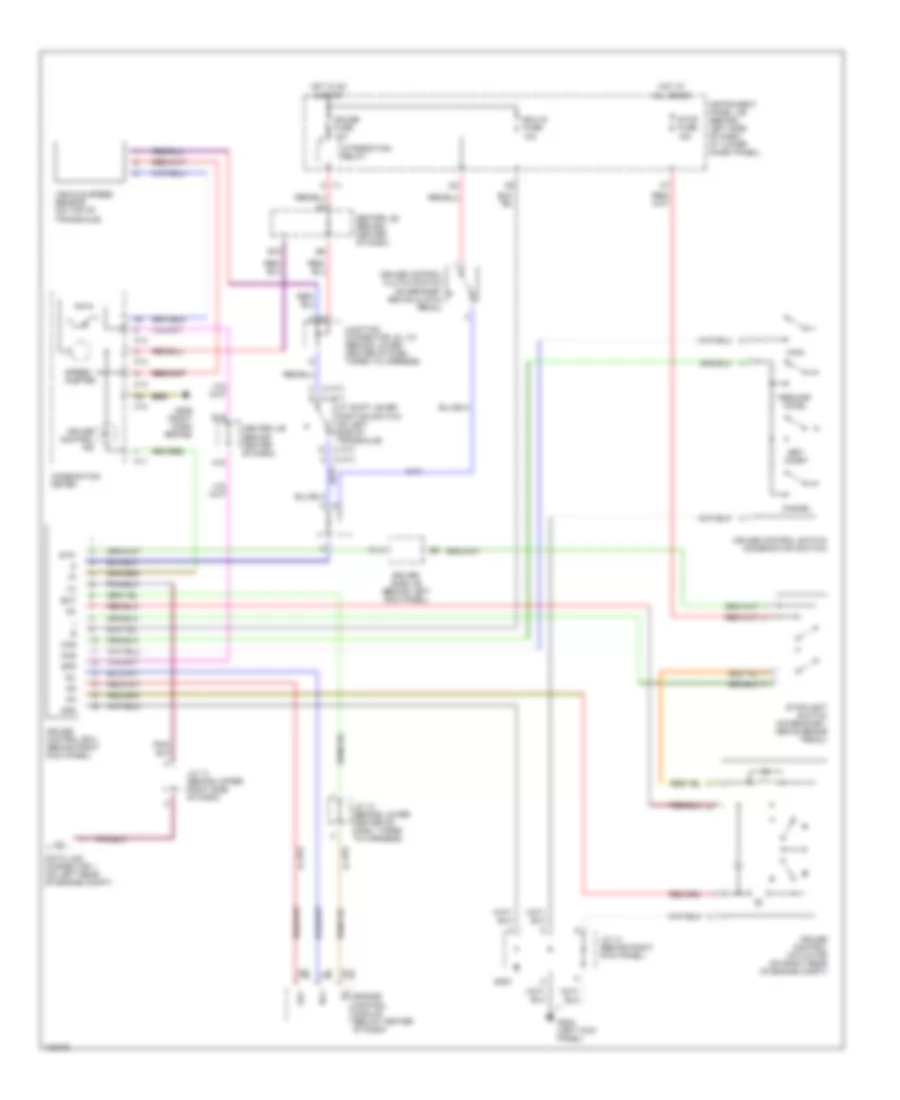 Cruise Control Wiring Diagram for Toyota Corolla CE 1998