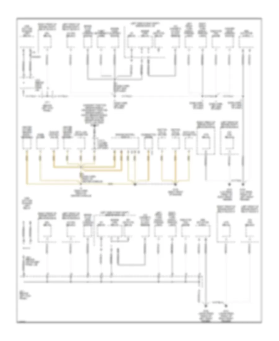 Ground Distribution Wiring Diagram 1 of 3 for Toyota Corolla CE 1998