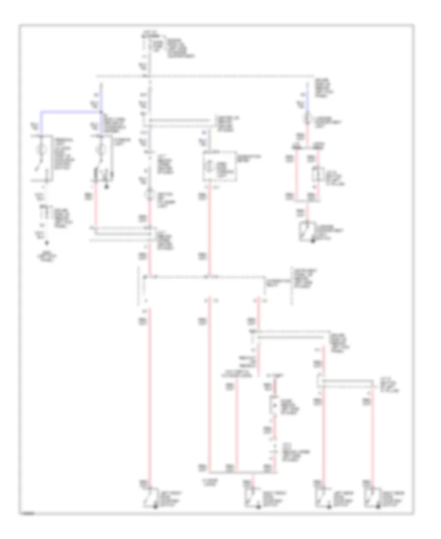 Courtesy Lamps Wiring Diagram for Toyota Corolla CE 1998