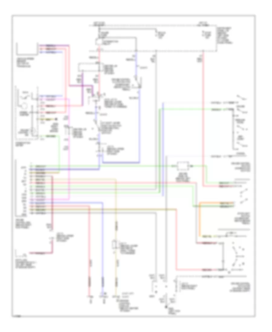 Cruise Control Wiring Diagram for Toyota Corolla CE 2001