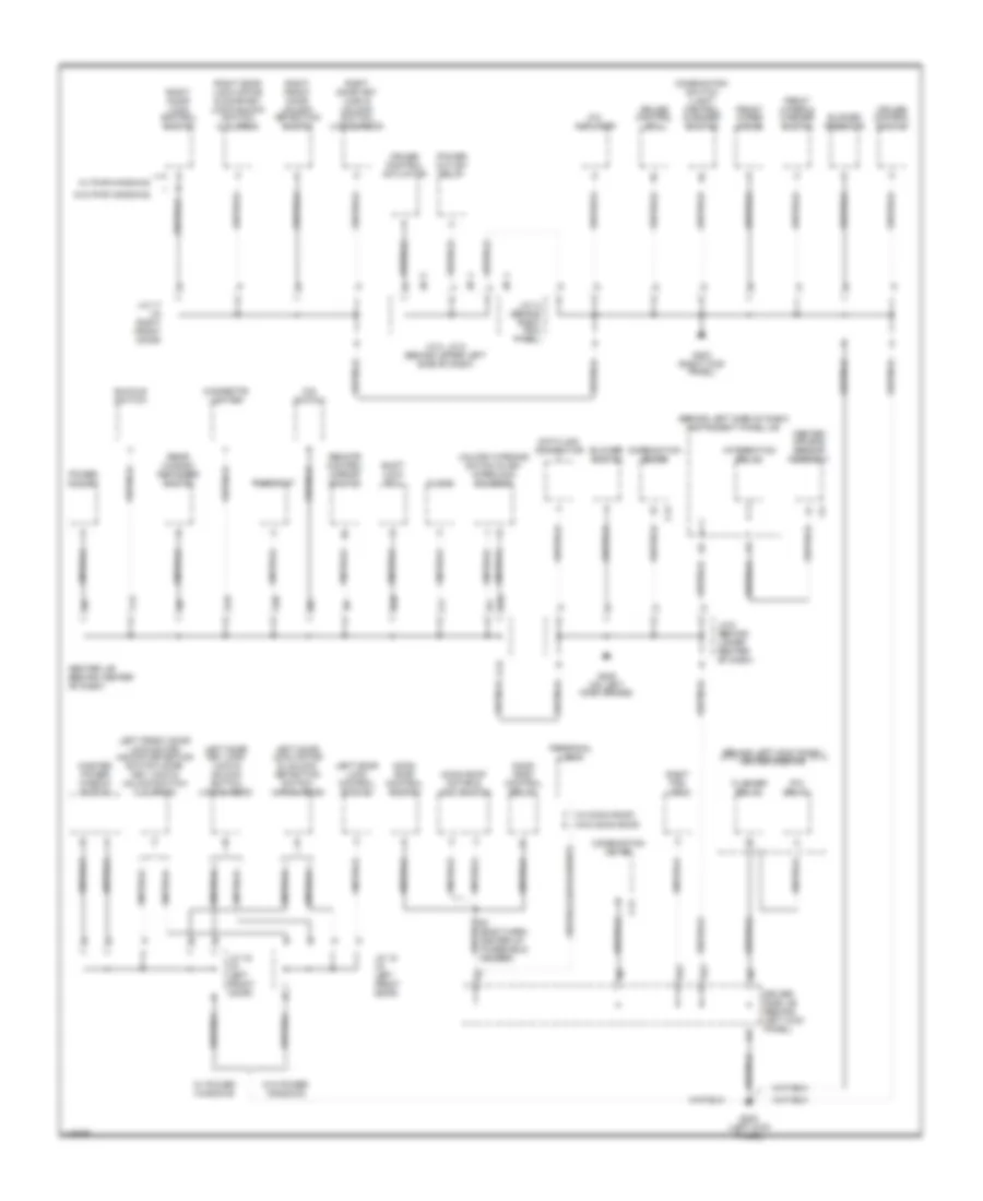 Ground Distribution Wiring Diagram 2 of 3 for Toyota Corolla CE 2001