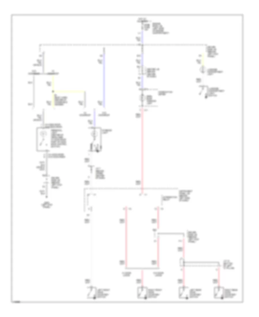 Courtesy Lamps Wiring Diagram for Toyota Corolla CE 2001