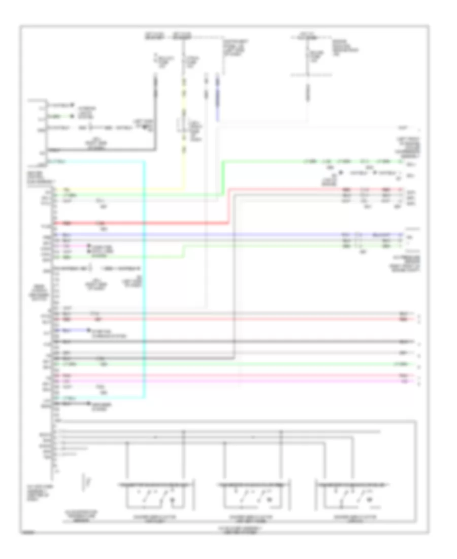 Automatic A C Wiring Diagram TMC Made 1 of 3 for Toyota Corolla LE 2013