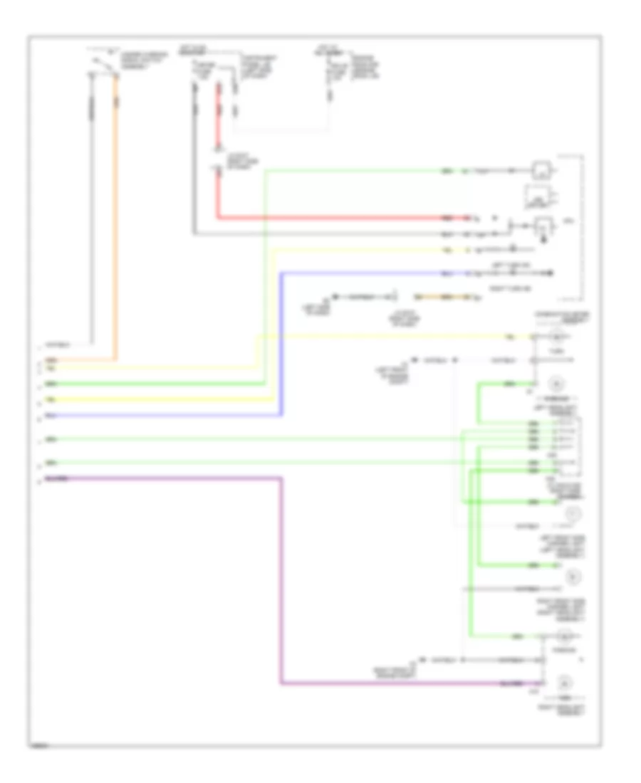 Exterior Lamps Wiring Diagram NUMMI Made 2 of 2 for Toyota Corolla LE 2013