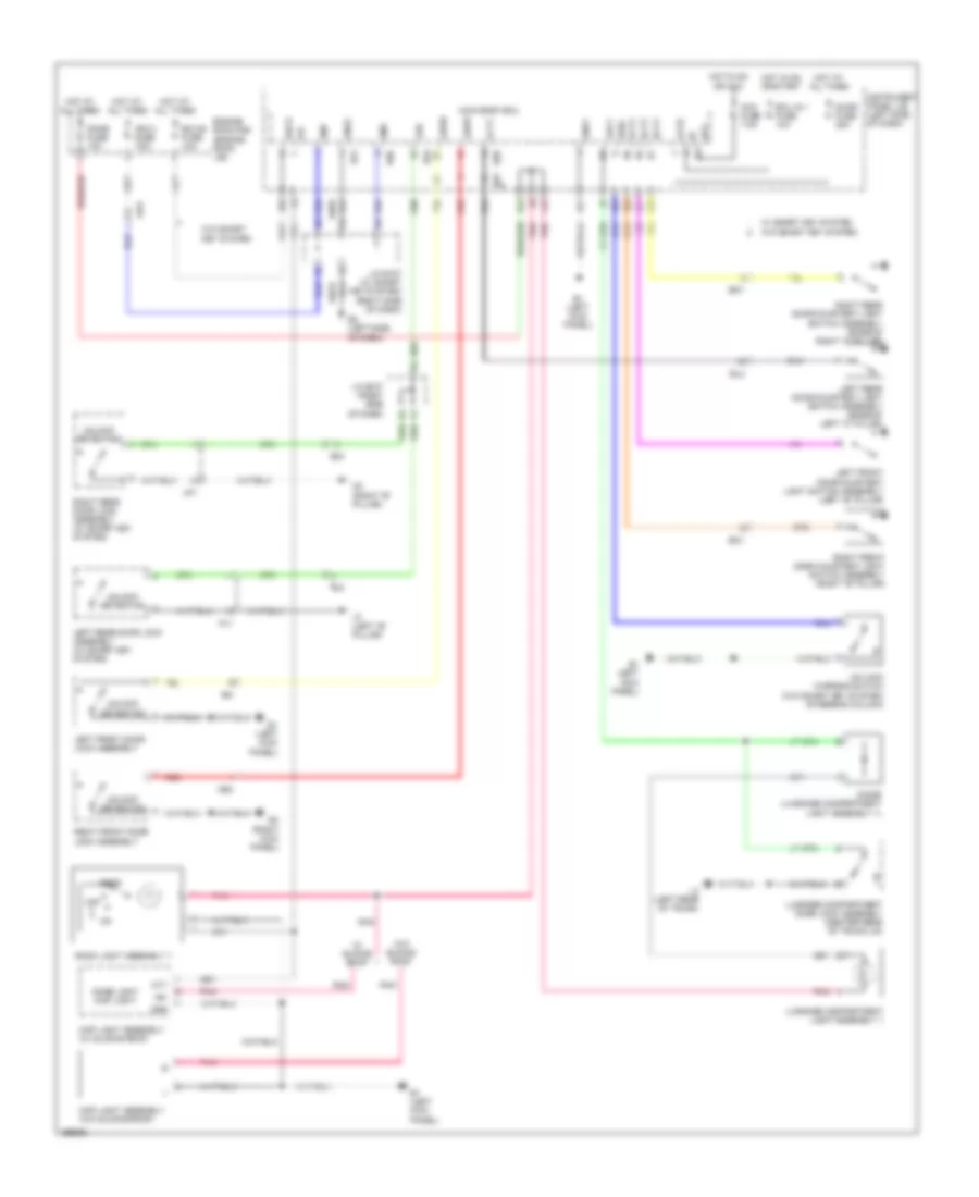 Courtesy Lamps Wiring Diagram NUMMI Made for Toyota Corolla LE 2013