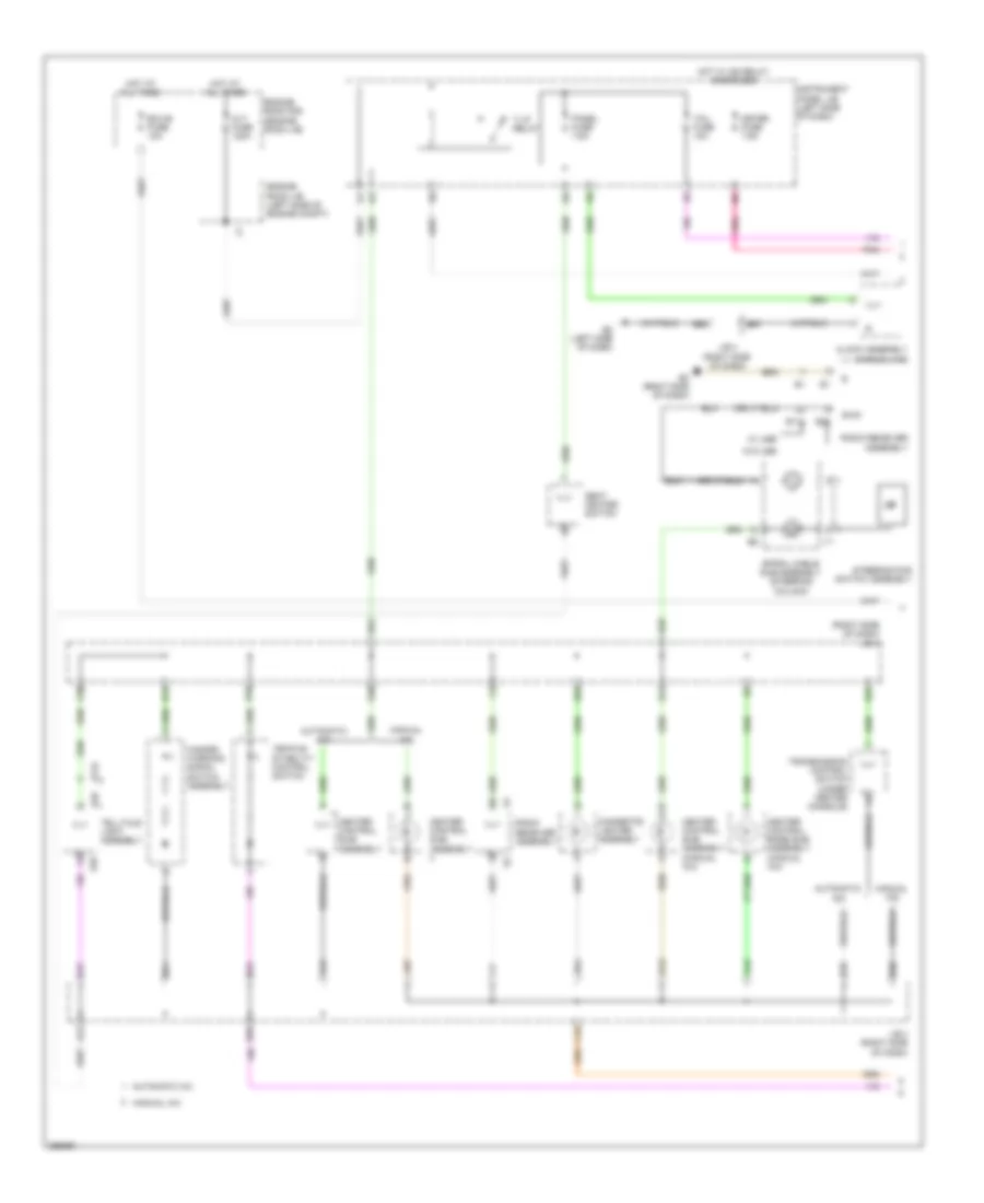 Instrument Illumination Wiring Diagram TMC Made 1 of 2 for Toyota Corolla LE 2013