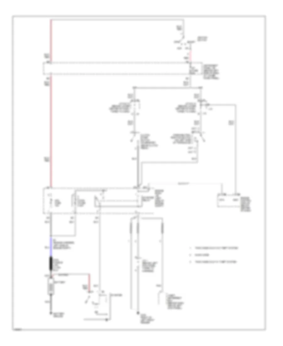 Starting Wiring Diagram for Toyota Corolla LE 1998