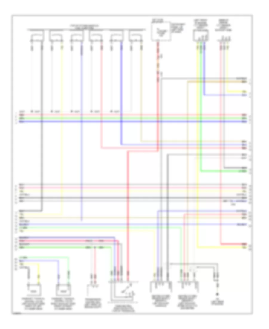 3.5L, Engine Performance Wiring Diagram (4 of 5) for Toyota Camry XLE 2011