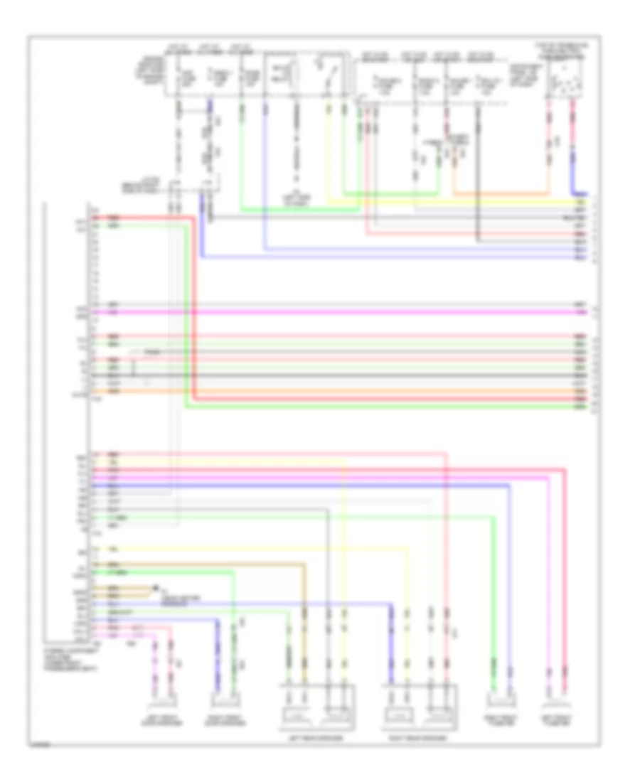 Navigation Wiring Diagram 1 of 3 for Toyota Camry XLE 2011