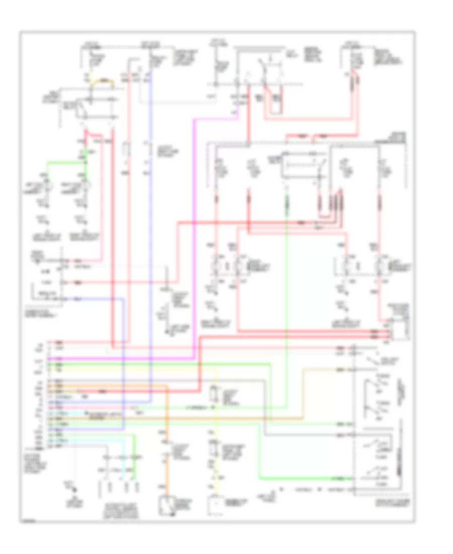 Headlights Wiring Diagram NUMMI Made for Toyota Corolla S 2013
