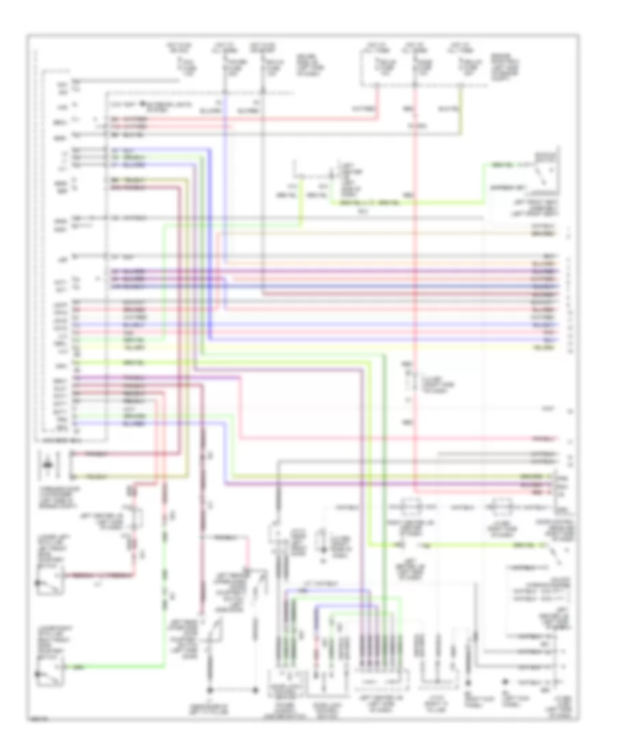 Forced Entry Wiring Diagram 1 of 2 for Toyota FJ Cruiser 2013