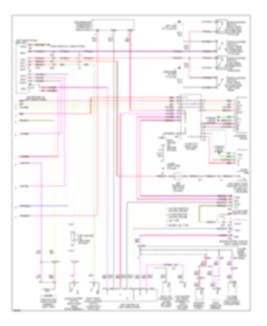 Instrument Cluster Wiring Diagram 2 of 2 for Toyota FJ Cruiser 2013