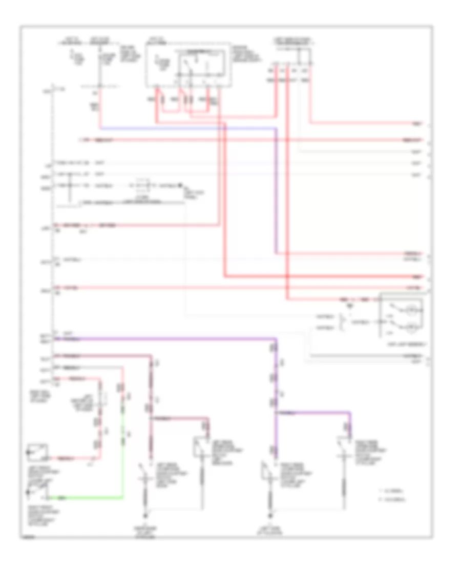 Courtesy Lamps Wiring Diagram 1 of 2 for Toyota FJ Cruiser 2013