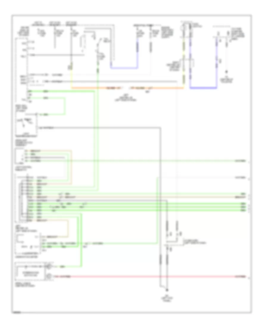 Instrument Illumination Wiring Diagram 1 of 2 for Toyota FJ Cruiser 2013