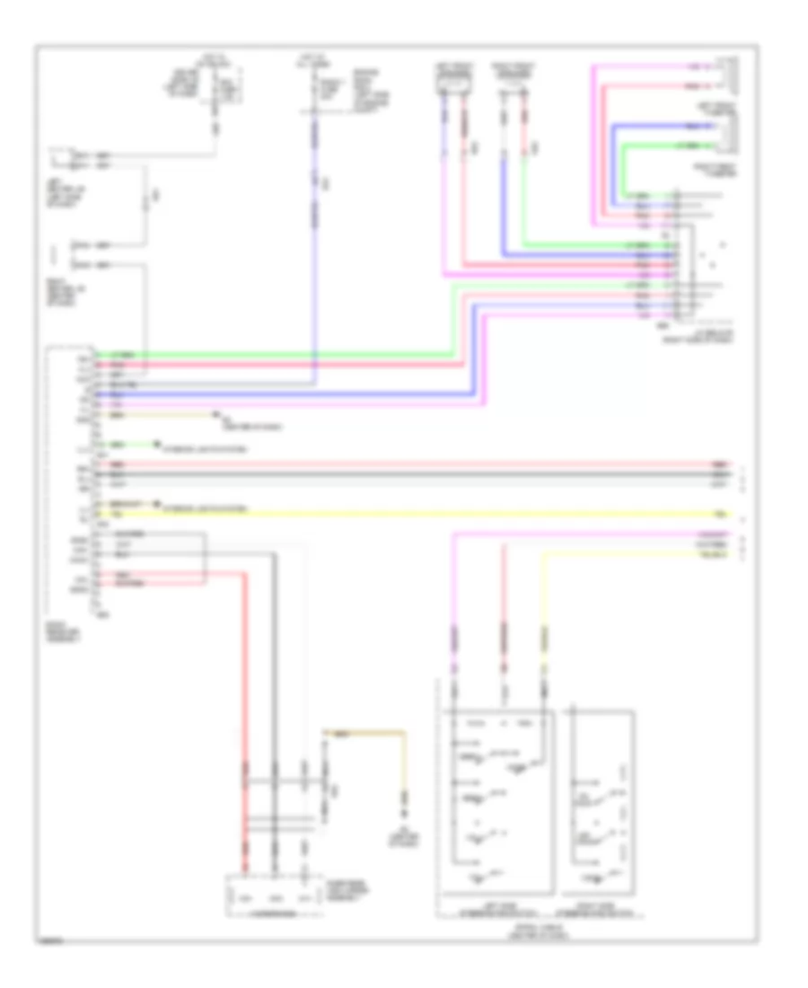 Radio Wiring Diagram without JBL 1 of 2 for Toyota FJ Cruiser 2013